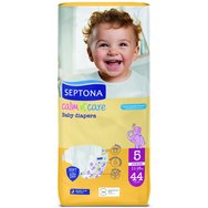 Septona Calm n\' Care Baby Diapers Giga Box Junior No5 (11-16kg) 132 бр (3x44 бр)