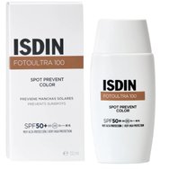 Isdin Fotoultra 100 Spot Prevent Color Spf50+ Слънцезащитен крем за лице с цвят с много висока защита, който предотвратява петната, причинени от слънцето 50ml Isdin Fotoultra 100 Spot Prevent Color Spf50+ Слънцезащитен крем за лице с цвят с много висока защита, който предотвратява петната, причинени от слънцето 50ml