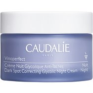 Caudalie Vinoperfect Dark Spot Correcting Glycolic Night Cream 50ml - Нощен крем против стареене за равномерен вид и подобряване на текстурата на кожата