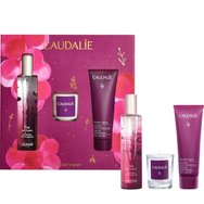Caudalie Promo The Des Vignes Fresh Fragrance 50ml & Подарък Shower Gel 50ml & Подарък Scented Candle 35g - Неустоим, пикантен аромат с нотки на нероли, джинджифил и мускус & Ароматен душ гел за всички типове кожа & Ароматна свещ Caudalie Promo The Des Vignes Fresh Fragrance 50ml & Подарък Shower Gel 50ml & Подарък Scented Candle 35g - Неустоим, пикантен аромат с нотки на нероли, джинджифил и мускус & Ароматен душ гел за всички типове кожа & Ароматна свещ