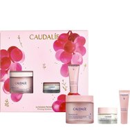 Caudalie Promo Resveratrol Lift - Firming Cashmere Day Cream 50ml & Подарък Firming Night Cream 15ml & Подарък Firming Eye Gel Cream 5ml - Дневен крем против бръчки - стягащ и подхранващ с хиалуронова киселина и изглаждащ крем против бръчки - подхранващ и реконструиращ нощен крем с хиалуронова киселина и крем-гел за очи против подпухналост с хиалуронова киселина и ресвератрол Caudalie Promo Resveratrol Lift - Firming Cashmere Day Cream 50ml & Подарък Firming Night Cream 15ml & Подарък Firming Eye Gel Cream 5ml - Дневен крем против бръчки - стягащ и подхранващ с хиалуронова киселина и изглаждащ крем против бръчки - подхранващ и реконструиращ нощен крем с хиалуронова киселина и крем-гел за очи против подпухналост с хиалуронова киселина и ресвератрол