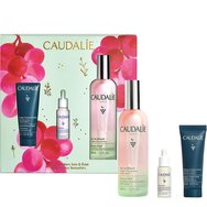 Caudalie Promo Beauty Elixir 100ml & Подарък Vinoperfect Brightening Dark Spot Serum 10ml & Подарък Instant Detox Mask 15ml - Еликсир за красота и младост за изглаждане и сияйна кожа и лице. Сияен серум с действие против несъвършенства и почистване - Детоксикираща маска за лице с глина, кафе и грозде.