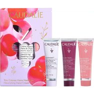 Caudalie Promo Vinotherapist 30ml & The Des Vignes 30ml & Rose de Vigne 30ml Hand & Nail Creams - Хидратиращи и възстановяващи кремове за ръце и нокти за суха кожа с аромат на лоза, бял мускус, нероли, джинджифил и роза Caudalie Promo Vinotherapist 30ml & The Des Vignes 30ml & Rose de Vigne 30ml Hand & Nail Creams - Хидратиращи и възстановяващи кремове за ръце и нокти за суха кожа с аромат на лоза, бял мускус, нероли, джинджифил и роза