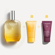 Caudalie Promo Soleil des Vignes Oil Elixir 50ml & Подарък Shower Gel 30ml & Подарък The des Vignes Hyaluronic Nourishing Body Lotion 30ml