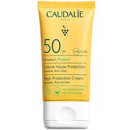 Caudalie Vinosun Protect High Protection Cream Spf50, 50ml - Слънцезащитен крем за лице и шия с висока защита за цялото семейство Caudalie Vinosun Protect High Protection Cream Spf50, 50ml - Слънцезащитен крем за лице и шия с висока защита за цялото семейство
