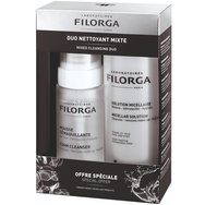 Filorga Mixed Face & Eyes Cleansing Duo PROMO PACK - Почистваща пяна 150 мл и мицеларен разтвор 400 мл Filorga Mixed Face & Eyes Cleansing Duo PROMO PACK - Почистваща пяна 150 мл и мицеларен разтвор 400 мл
