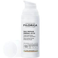 Filorga Daily Repair Spf50 Mineral Moisturizing Protective Fluid Флуиден слънцезащитен крем за лице с висока защита против зачервяване за хидратация & успокояване 50ml