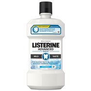 Listerine Advanced White Mild Taste 500ml - Вода за уста с мек аромат за по-бели зъби само за една седмица без носене на емайл Listerine Advanced White Mild Taste 500ml - Вода за уста с мек аромат за по-бели зъби само за една седмица без носене на емайл