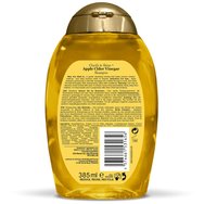 OGX Apple Cider Vinegar Clarify & Shine Shampoo Шампоан за коса за дълбоко почистване, блясък и намаляване на омазняването 385ml