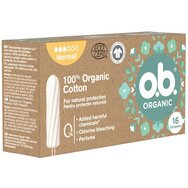 O.b. Organic 100% Cotton Tampon 16 бр - Normal