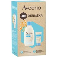 Aveeno PROMO PACK Dermexa Daily Emollient Body Wash 300ml Fast & Long Lasting Itch Relief Balm 75ml на специална цена