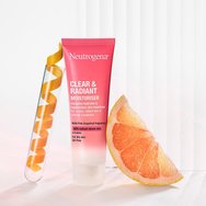 Neutrogena Clear & Radiant Moisturiser Face Cream with Pink Grapefruit 50ml