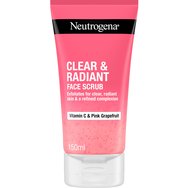 Neutrogena Clear & Radiant Face Scrub Vitamin C & Pink Grapefruit 150ml