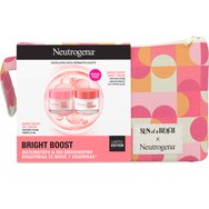 Neutrogena Promo Bright Boost Gel Cream 50ml & Night Cream 50ml & Подарък Sun of a Beach Limited Edition торбичка 1 бр