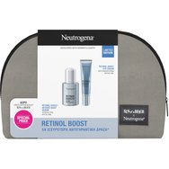 Neutrogena Promo Retinol Boost+ Intense Night Serum Unscented 30ml & Eye Cream 15ml & Подарък Sun of a Beach Limited Edition торбичка 1 бр