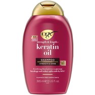 OGX Keratin Oil Anti Breakage Strength & Length Shampoo 385ml - Укрепващ шампоан с кератин и арганово масло против накъсване на косата OGX Keratin Oil Anti Breakage Strength & Length Shampoo 385ml - Укрепващ шампоан с кератин и арганово масло против накъсване на косата