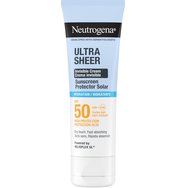 Neutrogena Ultra Sheer Hydration Sunscreen Invisible Spf50 Cream 50ml - Слънцезащитен крем за лице с висока степен на защита за суха кожа и 24-часова хидратация