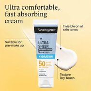 Neutrogena Promo Ultra Sheer Hydration Sunscreen Invisible Spf50 Fluid 50ml & Подарък Hydro Boost Water Gel 15ml & торбичка 1 бр