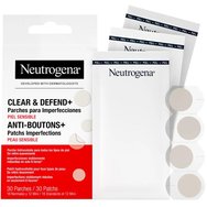 Neutrogena Clear & Defend+ Acne Patches Пластири за лице против несъвършенства, подходящи за кожа, склонна към акне 30 броя