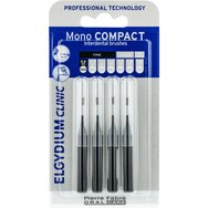 Elgydium Clinic Mono Compact Fine 0.6mm ISO 0 Interdental Brushes 4 бр Elgydium Clinic Mono Compact Fine 0.6mm ISO 0 Interdental Brushes 4 бр