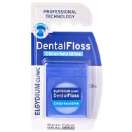 Elgydium Clinic Dental Floss Chlorhexidine 50m - Конец за зъби с хлорхексидин за намаляване на образуването на зъбна плака Elgydium Clinic Dental Floss Chlorhexidine 50m - Конец за зъби с хлорхексидин за намаляване на образуването на зъбна плака
