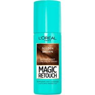 L'Oreal Paris Magic Retouch 75ml - 10 Golden Brown - Златисто кафяв бял спрей за покриване на корените L'Oreal Paris Magic Retouch 75ml - 10 Golden Brown - Златисто кафяв бял спрей за покриване на корените