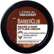 L\'Oreal Paris Men Expert BarberClub Beard & Hair Light Hold Styling Cream 75ml L\'Oreal Paris Men Expert BarberClub Beard & Hair Light Hold Styling Cream 75ml