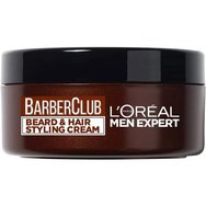 L\'Oreal Paris Men Expert BarberClub Beard & Hair Light Hold Styling Cream 75ml L\'Oreal Paris Men Expert BarberClub Beard & Hair Light Hold Styling Cream 75ml