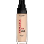 L\'oreal Paris Infaillible 32H Fresh Wear Foundation Vitamin C Spf25, 30ml - 132 Warm Undertone