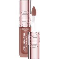 L'Oreal Paris Hyaluron Tint Lip Stain Serum 5ml - 485 Nude Espresso - Хидратиращ серум за устни и скули с хиалуронова киселина, който предлага дълготраен цвят