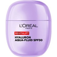 L'Oreal Paris Revitalift Filler SPF30 Hyaluronic Plumping Aqua Fluid Лека хидратираща флуид-крем за лице с висока защита и хиалуронова киселина 40ml