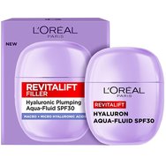 L\'Oreal Paris Revitalift Filler SPF30 Hyaluronic Plumping Aqua Fluid Лека хидратираща флуид-крем за лице с висока защита и хиалуронова киселина 40ml L\'Oreal Paris Revitalift Filler SPF30 Hyaluronic Plumping Aqua Fluid Лека хидратираща флуид-крем за лице с висока защита и хиалуронова киселина 40ml