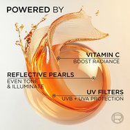 L\'Oreal Paris Revitalift Vitamin C Spf30 Tinted Glow Daily Fluid Флуидна крем за лице с висока защита с витамин C, с цвят & отразяващи перли за сияние, равномерен тон & намаляване на признаците на стареене 40ml