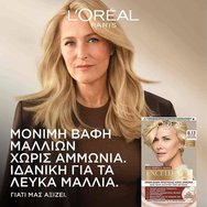 L\'Oreal Paris Excellence Creme Age Perfect Nudes Постоянна крем-боя за коса за 100% покритие на белите коси, обогатена с микропротеини кератин за наситен, блестящ цвят с формула без амоняк 1 брой-8.13 Натурално светло пепелно русо