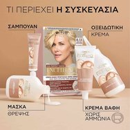 L\'Oreal Paris Excellence Creme Age Perfect Nudes Постоянна крем-боя за коса за 100% покритие на белите коси, обогатена с микропротеини кератин за наситен, блестящ цвят с формула без амоняк 1 брой-8.13 Натурално светло пепелно русо