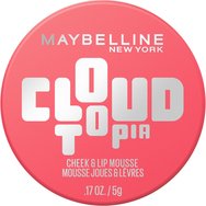 Maybelline Cloudtopia Cheek & Lip Mousse 5g - 07 Moonlit Rose - Матиращ мус за бузи и устни с лека текстура и наситен цвят