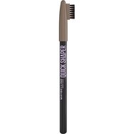 Maybelline Quick Shaper Brow Shaping Pencil 03 Soft Brown - Молив за вежди, идеален за естествени резултати и трайност през целия ден, с вградена четка
