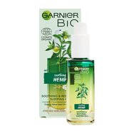 Garnier Bio Organic Hemp Multi-Restore Facial Sleeping Oil Конопено семе възстановяващо овлажняващо масло за лице 30ml