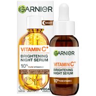Garnier Skinactive 10% Vitamin C Brightening Night Serum Нощен серум за лице с висока концентрация на витамин C за блясък 30ml Garnier Skinactive 10% Vitamin C Brightening Night Serum Нощен серум за лице с висока концентрация на витамин C за блясък 30ml