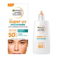 Garnier Ambre Solaire Super UV Niacinamide Anti-Imperfections Fluid Spf50+, 40ml