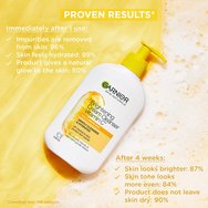Garnier Skinactive Vitamin C Brightening Cleanser Cream Крем за почистване на лице с витамин C за блясък и ежедневна употреба 250ml Garnier Skinactive Vitamin C Brightening Cleanser Cream Крем за почистване на лице с витамин C за блясък и ежедневна употреба 250ml