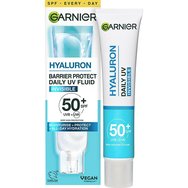 Garnier Skinactive Hyaluron Barrier Protect Daily Invisible UV Fluid Spf50+, 40ml Garnier Skinactive Hyaluron Barrier Protect Daily Invisible UV Fluid Spf50+, 40ml