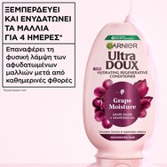 Garnier Botanic Therapy Grape Moistrure Conditioner Балсам за коса за интензивна хидратация на дехидратирани краища с вода и гроздово масло 200ml Garnier Botanic Therapy Grape Moistrure Conditioner Балсам за коса за интензивна хидратация на дехидратирани краища с вода и гроздово масло 200ml