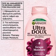Garnier Botanic Therapy Grape Moistrure Shampoo Шампоан за интензивна хидратация на дехидратирана коса с вода и гроздово масло 400ml Garnier Botanic Therapy Grape Moistrure Shampoo Шампоан за интензивна хидратация на дехидратирана коса с вода и гроздово масло 400ml