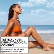 Garnier Ambre Solaire Spf50 Sensitive Advanced Hydrating Sun Water Хидратираща двуфазна слънцезащитна вода с висока защита за тяло, лице и коса с хиалуронова киселина 150ml