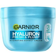 Garnier Skinactive Hyaluron Fresh & Plump Hydarting Sorbet Cream Хидратиращ крем за лице с 4% хиалуронова киселина и ниацинамид със сорбе текстура за интензивно подхранване 85ml