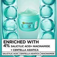 Garnier Skinactive Salicylic Fresh & Matte Hydrating Sorbet Cream Хидратиращ крем за лице с 5% ниацинамид и текстура на сорбе за кожа, склонна към акне 85ml Garnier Skinactive Salicylic Fresh & Matte Hydrating Sorbet Cream Хидратиращ крем за лице с 5% ниацинамид и текстура на сорбе за кожа, склонна към акне 85ml