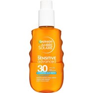 Garnier Ambre Solaire Spf30 Sensitive Advanced Hydrating Sun Water Хидратираща двуфазна слънцезащитна вода с висока защита за тяло, лице и коса с хиалуронова киселина 150ml Garnier Ambre Solaire Spf30 Sensitive Advanced Hydrating Sun Water Хидратираща двуфазна слънцезащитна вода с висока защита за тяло, лице и коса с хиалуронова киселина 150ml