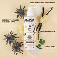 Hei Poa Tahiti Detox Gentle Oxygenating Shampoo Изключително нежен оксигениращ шампоан за детоксикация & дълбоко почистване за всеки тип коса с прекрасен аромат на полинезийска ванилия, с помпа 250ml