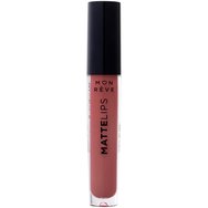 Mon Reve Matte Lips Liquid Lipstick Течно матово червило с наситен дълготраен цвят 4ml - 30 Mon Reve Matte Lips Liquid Lipstick Течно матово червило с наситен дълготраен цвят 4ml - 30